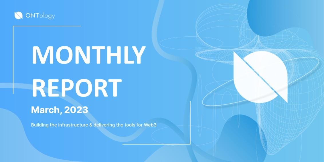 Ontology Monthly Report — March 2023