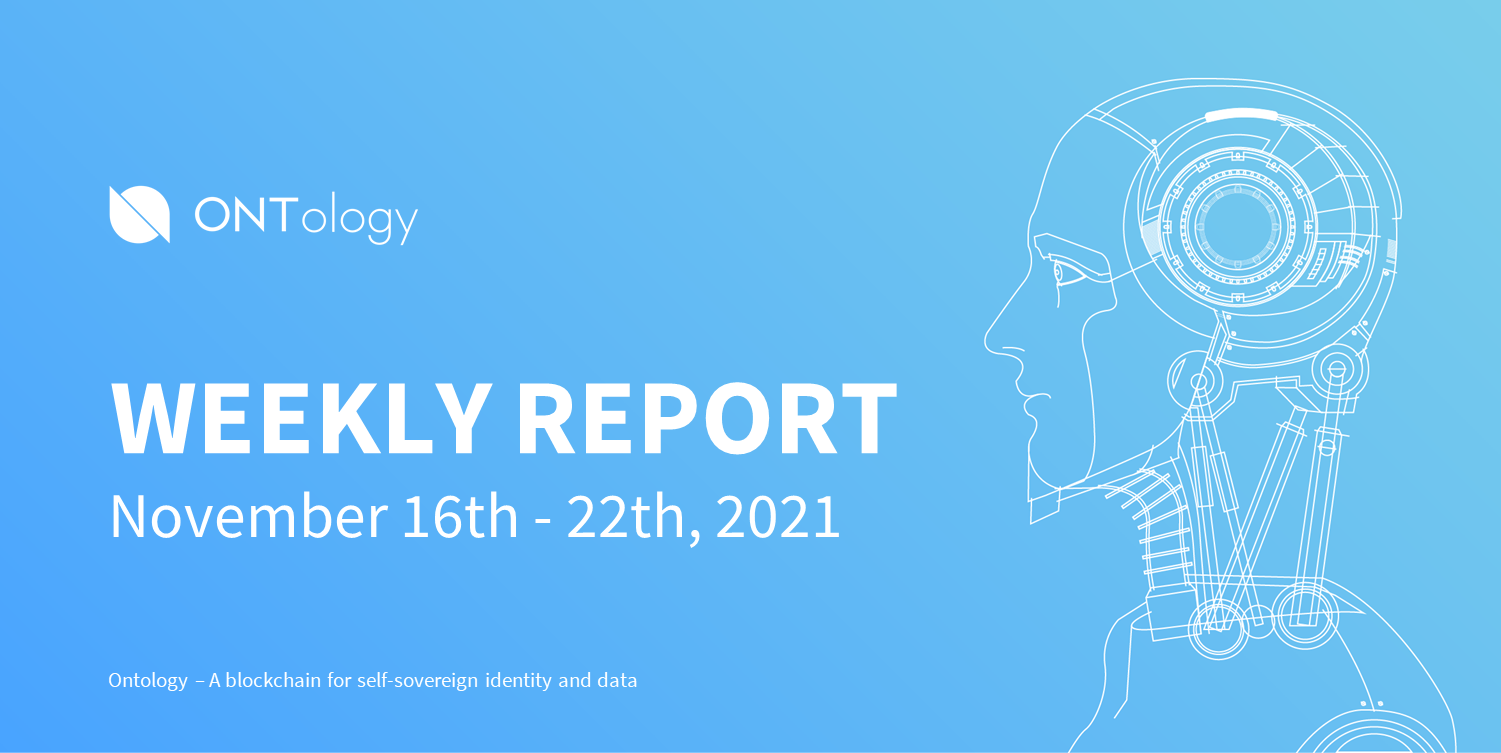 Ontology Weekly Report (November 16–22, 2021)