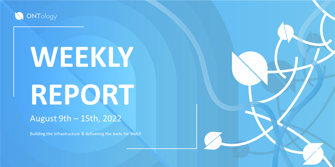 Ontology Weekly Report (August 9–15, 2022)